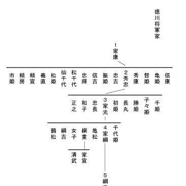 徳川家　家系図